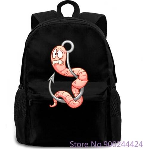 Cartoon Warm on Fishinger Hook Leisure New Arrival New women men backpack laptop travel school adult student