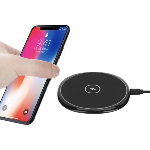 Ultra-thin wireless charger fast charging for iPhone 8 & 8Plus/ Samsung S7 S8 & Note8 / Lenovo Moto Z/ LG G3/G5/G6