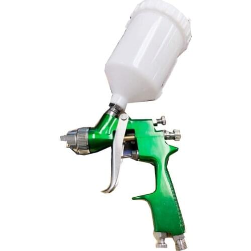 High Volume Gravity Feed Spray Gun 600cc Plastic Professional Air Paint Tools for Car Primer, Surface Painting, Coating