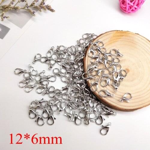 200pcs/lot lobster clasp and Iron ring nickel free high quality lobster buckle DIY for tassel small component pendant decoration