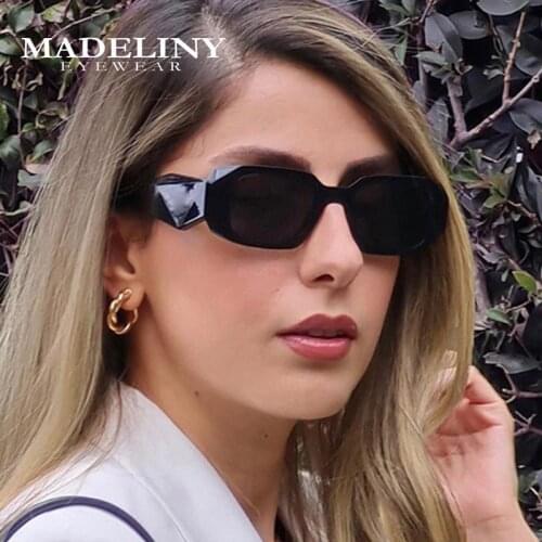 MADELINY New Small Frame Sunglasses Women Luxury Brand Square Sun Glasses Retro Ladies Eyewear Vintage Eyeglasses uv400 MA426