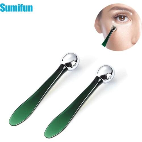 1/2 pcs Eye Cream Import Stick Eye Massager Stick Face Mask Spoon Wand For Relieve Eye Fatigue Remove Eye Bags Skin Care Relax