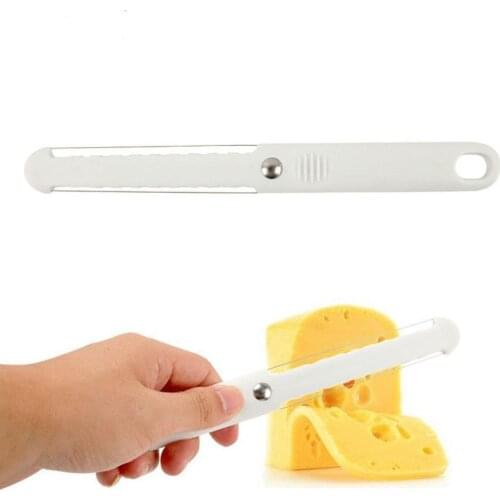 Cheese Butter Slicer Peeler Tool with Wire Thick Hard Soft Handle Plastic Goose Liver Cut Plastic Cheese