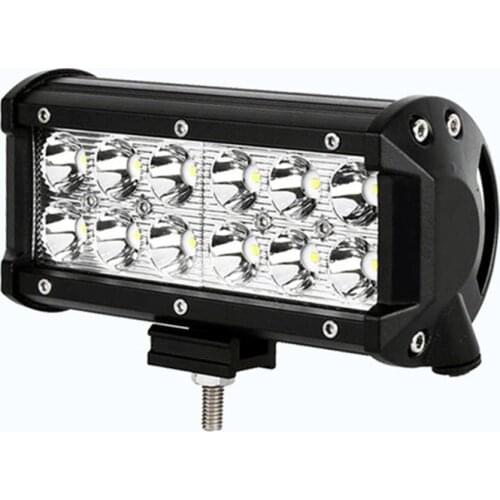 2PCS 7INCH 36W LED WORK LIGHT BAR OFFROAD LIGHT FOR TRACTOR BOAT ATV MILITARY LED WORK LIGHT BAR