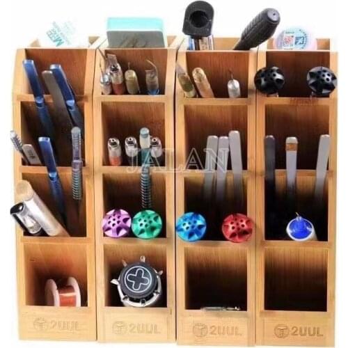 2UUL Multi-Function Storage Rack For Screwdriver & Tweezers And Fly Wire Etc Tools Place Storage Box Desktop