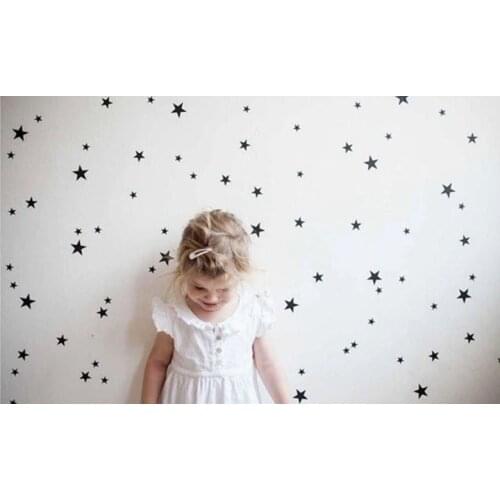 38pcs/set DIY Stars Wall Stickers For Kids Room Children Gift Bedroom Mural Vinyl Sticker Window Poster Wall Decal Decor S736
