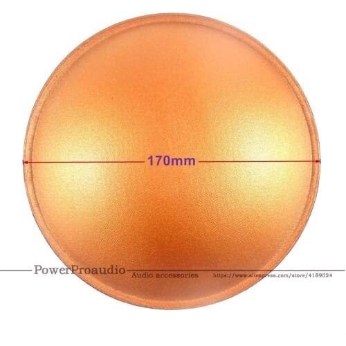 50pcs /Lot 170mm Silver Color LOUDSPEAKER SUBWOOFER / BASS SPEAKER DUST CAP