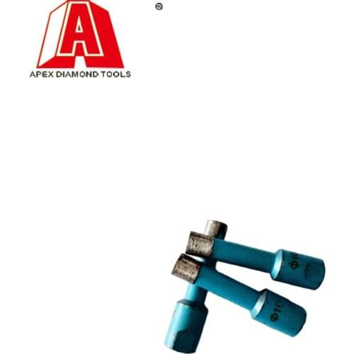 3pcs 10mm Diamond Segment Core Drill Bit for Granite Marble Ceramic Tile Glas