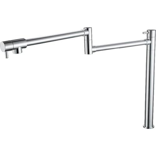 Free ship Solid Brass Pot Filler Tap deck Mount Kitchen Faucet Single Cold Single Hole Tap