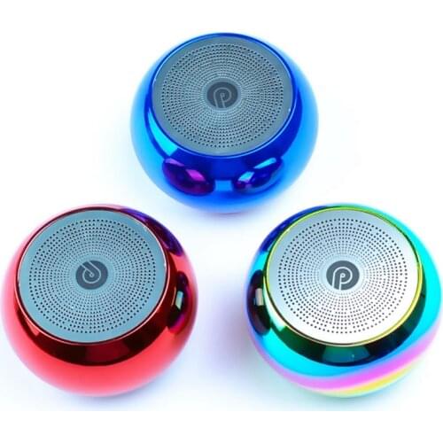 BSOPI P9 Wireless Bluetooth Speaker Portable Wireless Bluetooth 5.0 Mini Speaker Bass Audio High Sound Quality Metal