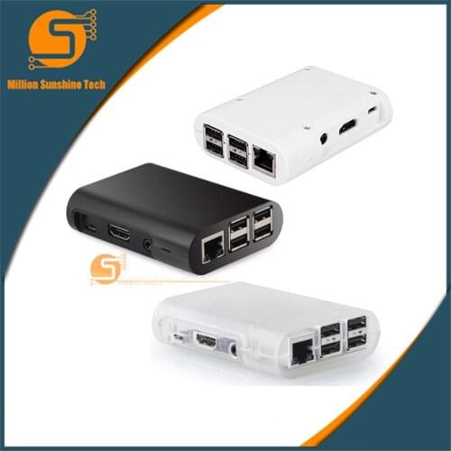 Raspberry PI 3 Model B Case Cover Shell Enclosure ABS Plastic Box for Raspberry PI 2 Model B and Model B
