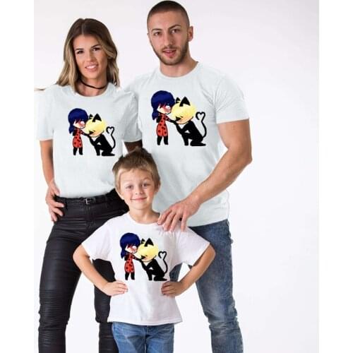 Ladybug T-shirt Family Matching Clothes Ladybug Birthday Dress Mommy and Me Clothes Ladybug boys clothes Short sleeve T shirt