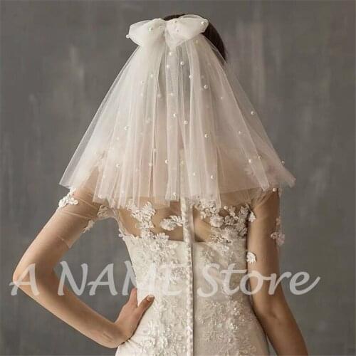 ISHSY Wedding Short Veils