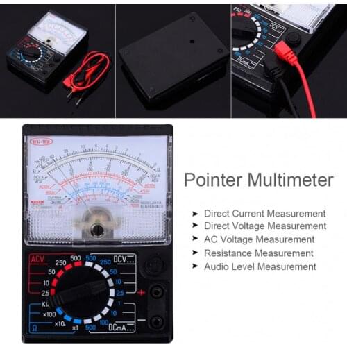 JO411 Mechanical Multimeter Pointer Tester Student Electric Meter Tool Maintenance Multimeter DC AC Voltage Current Resistance