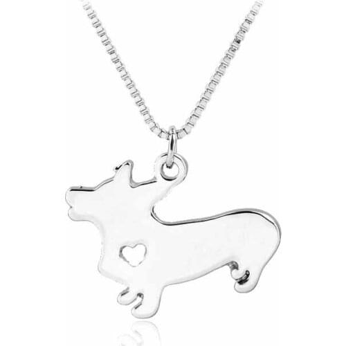 Love Bird dog Casting Silver color or Gold color Pendant Fashion Necklace Jewelry