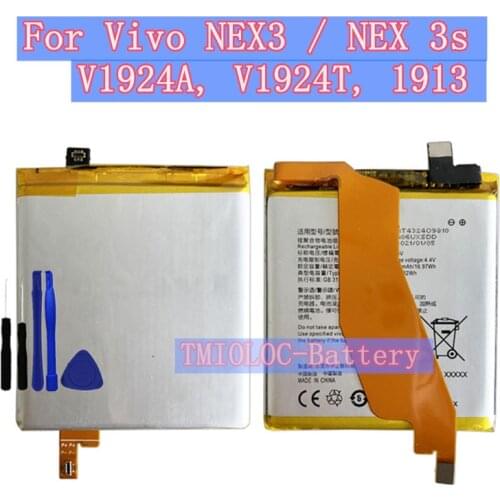 New High Quality B-G9 4500mAh Battery For VIVO NEX 3 3S NEX3 5G V1924A V1924T 1913 + Tools