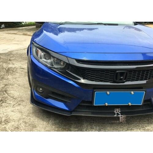Fit For 10 Lip 10 Generation Front Shovel / Civic Modified Carbon Fiber Small