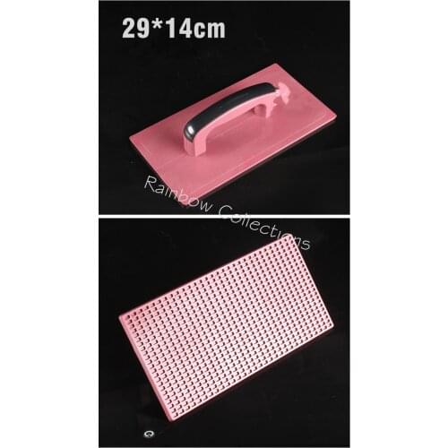 29*14cm Plastic Trowel with Hole Wall-Board Plasterboard Flat Plastering Trowel Mason Tools Drywall Hand Trowel