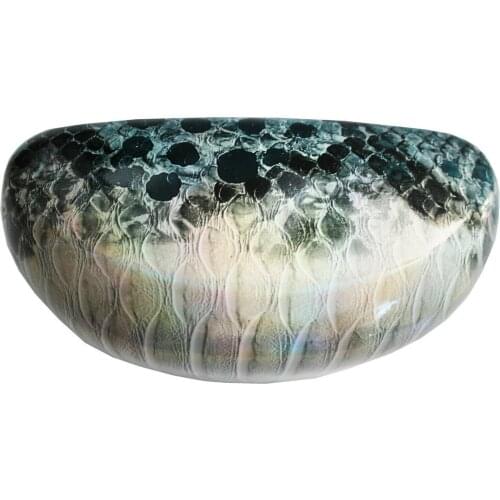 XXL Sunglasses Case Snake Snake Blue Python XXL Python Cobra Reptile L