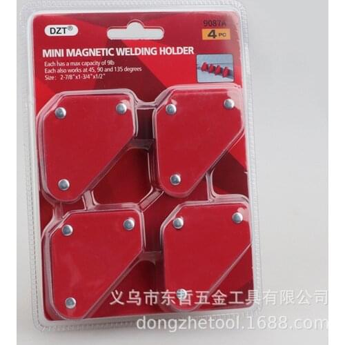 Mini 4-piece triangle welding positioner without switch magnetic fixed angle tool welding accessories 9Lb
