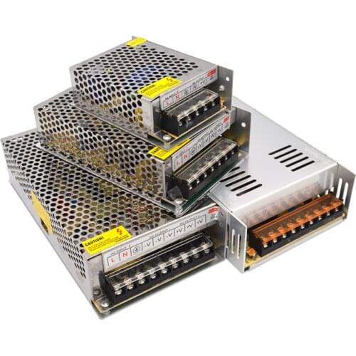 Universal Power Supply 12 Volt 24 Volt Transformer 18V 1A 2A 3A 5A 10A 20A 30A Power Supply SMPS 12 Volt 24 Volt Adapter 220V