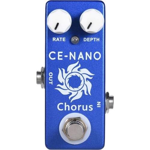 High quality MOSKY CE-NANO Electric Guitar Chorus Effect Pedal Full Metal Shell True Bypass BBD Delay Guitar Accessories