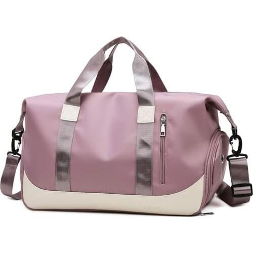 Womens Travel Sports Bag Oxford Large Hand Luggage Handbags Gym Yoga Duffle Weekend Bag Female Voyage Sports Fitness Bag 2021