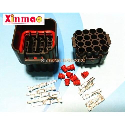 1 sets Kit 16 Pin Way Waterproof Electrical Wire Connector Plug auto connectors
