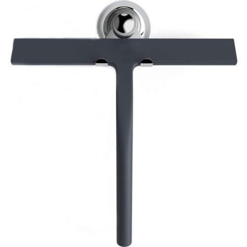 11-Inch, Shower Squeegee Window Glass Wiper Scraper Cleaner with Silicone Blade & Holder Hook for Bathroom/Kitchen/Car Glass