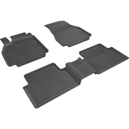 Roxform Car In-4.5D Mop Black Auto Mat Interior Accessories Tuning For Renault Megane 2 2003 2004 2005 2006 2007 2008