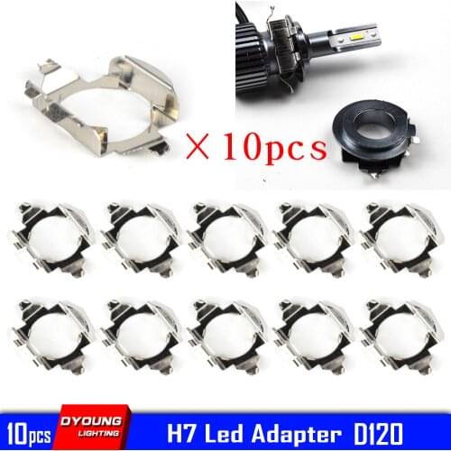 H7 Socket Car Accessories Led Headlights Base Holder For Mercedes Benz B&ML Volkswagen Old Octavia Opel Ford Explorer 10Pcs D120