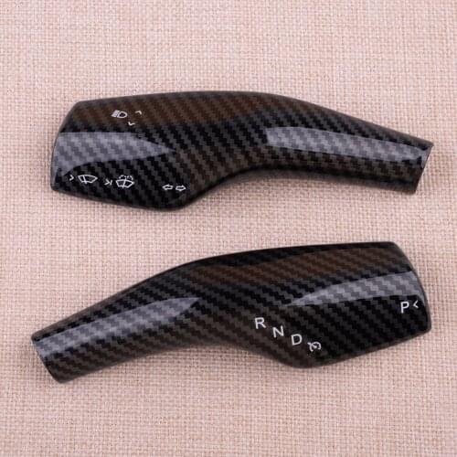 2pcs/set Glossy Car Steering Wheel Paddle Shift Trim Cover Fit for Tesla Model 3 Y 2019 2020 Accessories