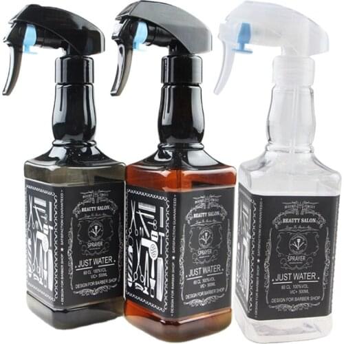 Hot sale 500 ML Reusable Trigger Hair Salon Bottle Hair Spray Water Bottle Refillable Container For Barber