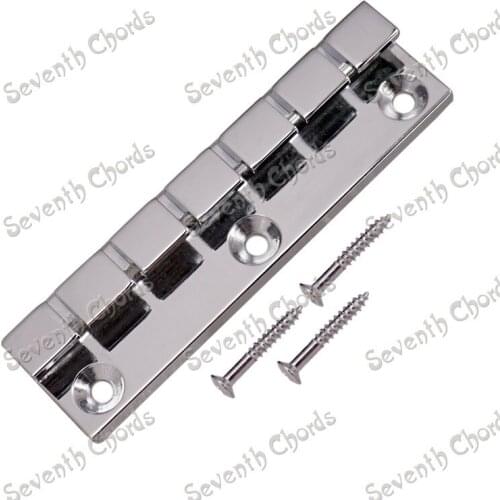 Chrome Hang String Type 6 String Electric Guitar Bridge - Made of Brass