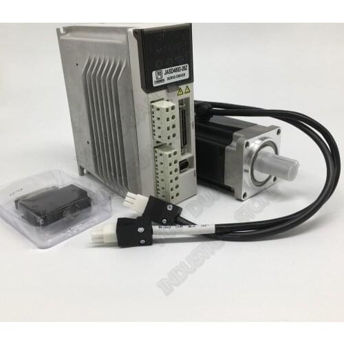 JMC 200W AC Servo Motor Driver Kits 3000RPM 0.64Nm Constant torque 60mm 220VAC 60For Cutting lathe router marking welding Robot