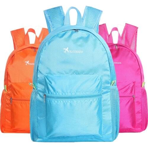 New lightweight large-capacity ultra-light waterproof travel folding outdoor backpack leisure travel backpack men and women