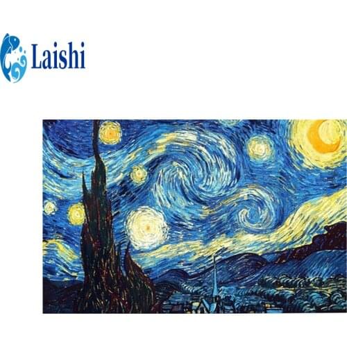 Full square/Round Diamond embroidery diamond Painting Van Goghs Starry sky Cross Stitch Rhinestone Of Mosaic Home decoration