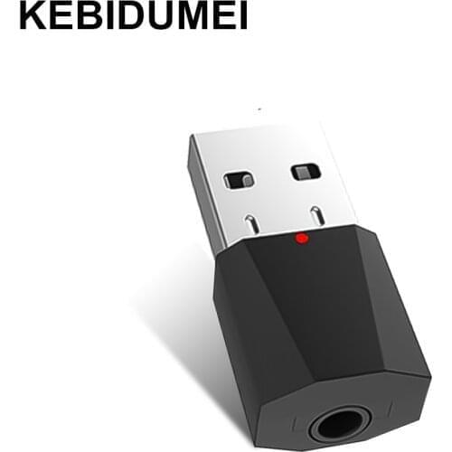 Portable Mini USB Wireless Bluetooth Audio Receiver with 3.5mm Cable Line Cord for Amplifier Trolley Speaker Subwoofer Car Radio