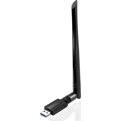 Usb 3.0 Wifi Adapter Ac 1200Mbps 5G/2.4G Dual Band Wifi Dongle Wireless Network Adapter With 5Dbi High Gain Antenna, Support C