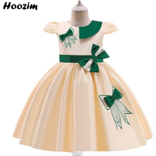 Bark Green Princess Cap Sleeve Pageant And Festive Dress Girls 4 To 10 Years Formal Embroidery Evening And Prom Dresses Children