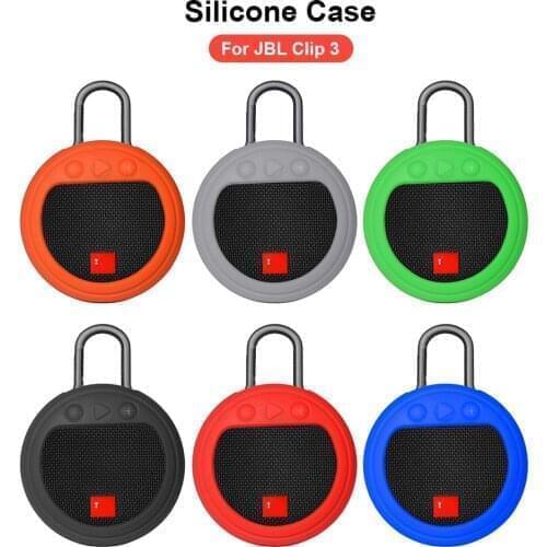 Protective Silicone Case Anti-scratch Durable Stand Up Carrying Case Shockproof Sleeve For forBluetooth-compatible Speaker