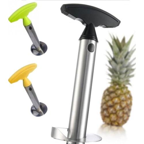 1Pc Easy to use Stainless Steel Pineapple Peeler Fruit Knife Cutter Corer Slicer Accessories Pineapple Slicers Kitchen Tools