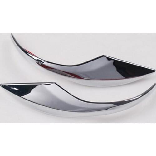 ABS Chrome For Toyota Avensis 2015 2016 2017 2018 2019 Car Rearview mirror decoration strip cover trim styling accessories 2pcs