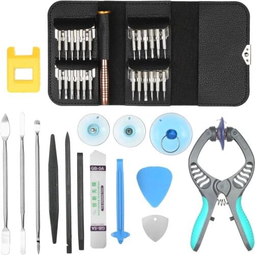 38 in 1 Mobile Phone Pliers screwdriver cellphones telecommunications screwdriver set for iPhone Samsung Sony Cellphone Laptop