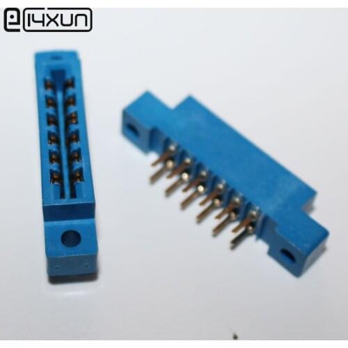 5pcs 805 Series 12 Pin Game Card Socket Edge Connector 3.96mm Pitch 2x6 Row Wire Cable Jack Welding Plate Type