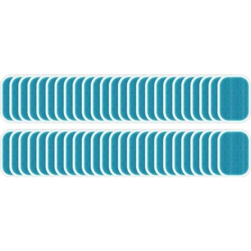 50 Pcs/25 Packs Abs Stimulator Training Replacement Gel Sheet Pads for Abdominal Muscle Trainer, Accessory for Ab Workout Toning