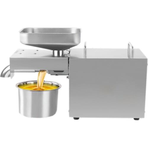 Automatic Oil Press Machine for Avocado Coconut Olive Flax Peanut Castor Hemp Seed Canola Sesame Sunflower 304 Stainless Steel