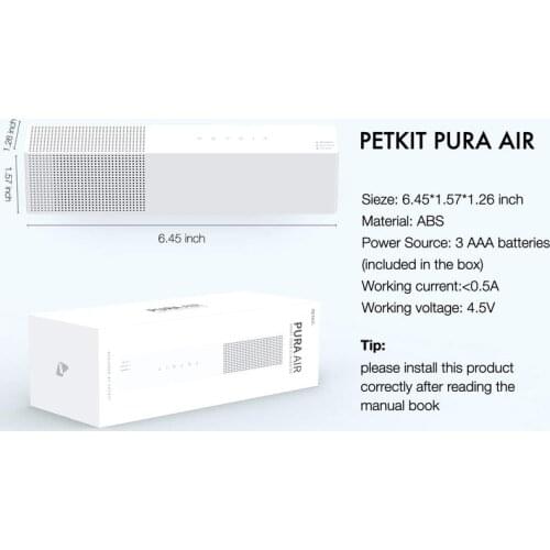 Petkit Automatic Cat Dog Odor Remover for Pet Litter Box WithPlant Filter Smart Infrared Sensor Indoor Compact Pet Odor Removal