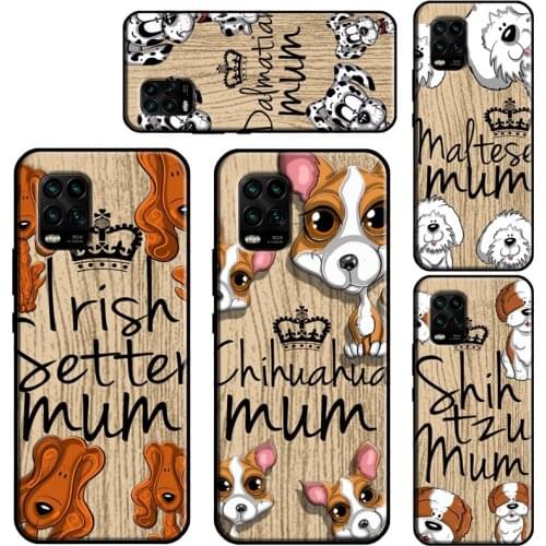 Welsh Terrier Cockapoo Dalmatian Mum Dog Phone Case For Xiaomi Mi 10T Pro 10 11 Lite Ultra A3 POCO F3 F1 F2 M3 Pro X3 Soft Cover