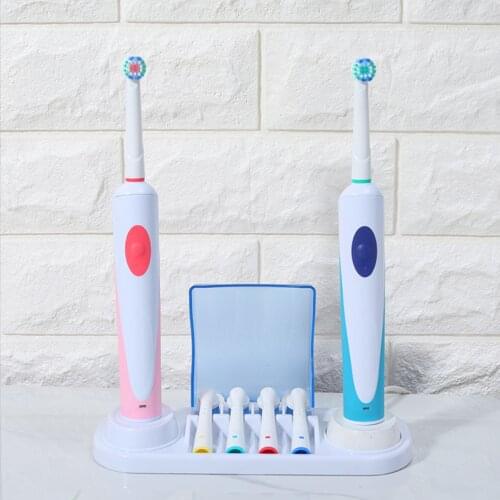 Toothbrush Holder Mount Electric Toothbrush Holder Stand with 4 Brush Head Organizer Box for Oral B Braun Bathroom Products